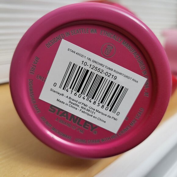 Stanley Target Valentine Tumbler Bundle, 40 Oz Red Hearts & Bottle Boot - Picture 6 of 8